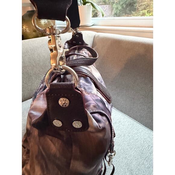 MZ Wallace Josie Night Storm Satchel Shoulder Crossbody Handbag Nylon - Picture 10 of 16